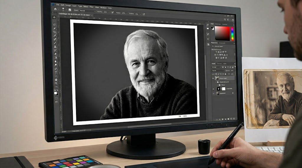 Фото после ретуши